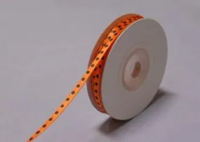 100 Yards 1/8" DIY Orange Satin Polka Dot Ribbon Wedding Party Dress Favor Gift Craft