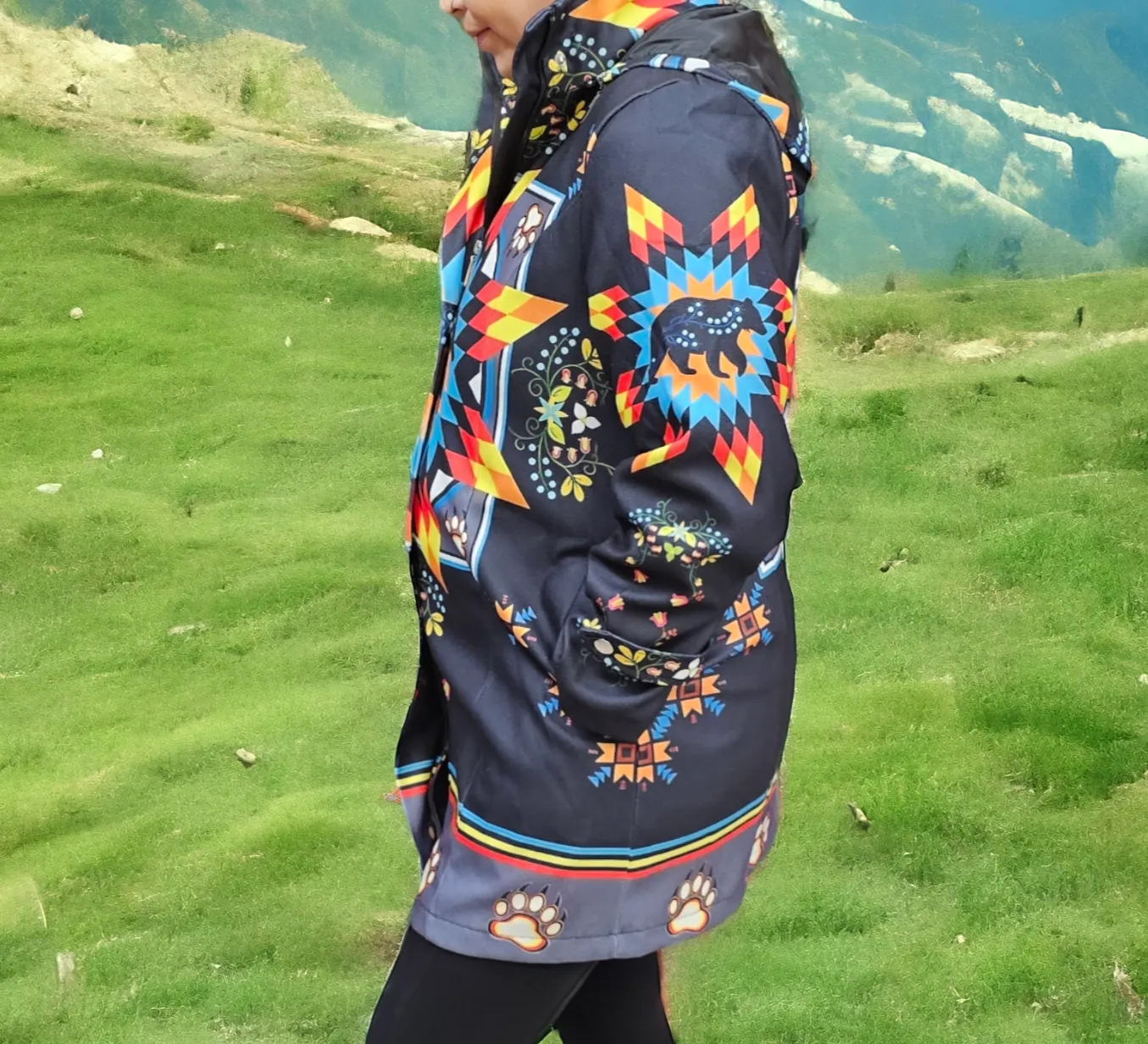 3/4-length Native coat (Bear)