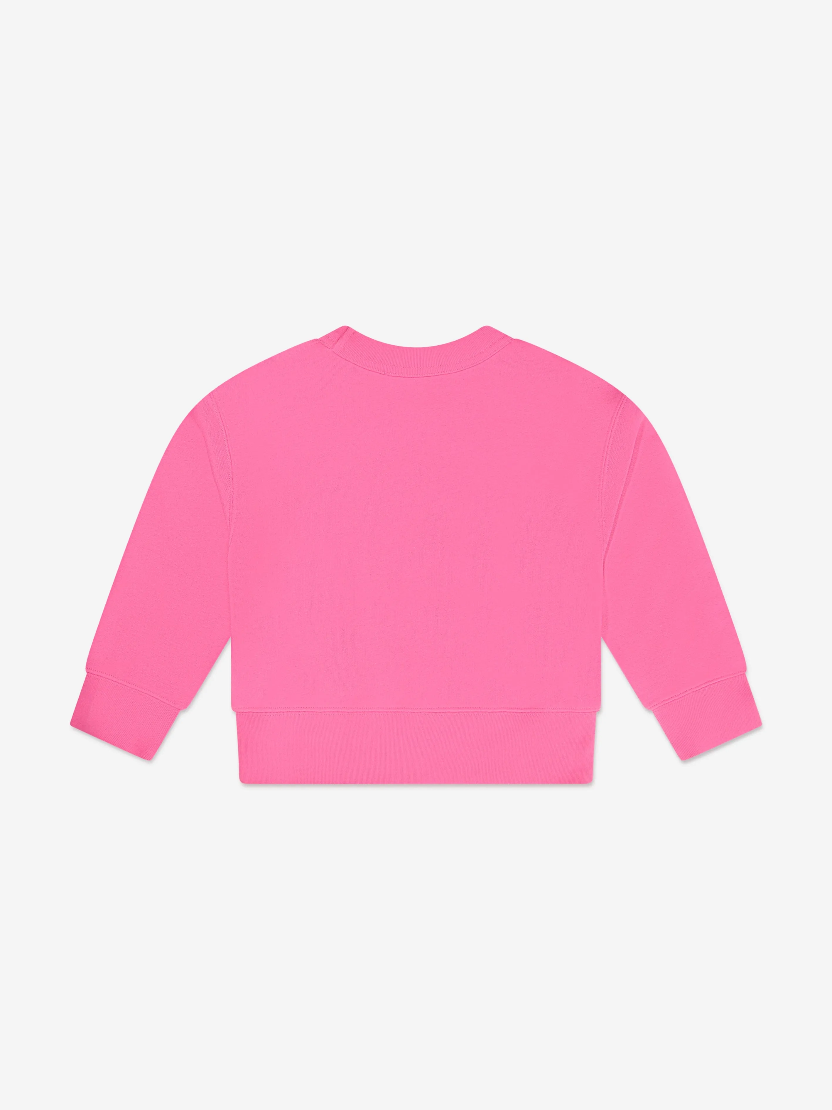 Acne Studios Kids Mini Fairah Face Sweatshirt in Pink