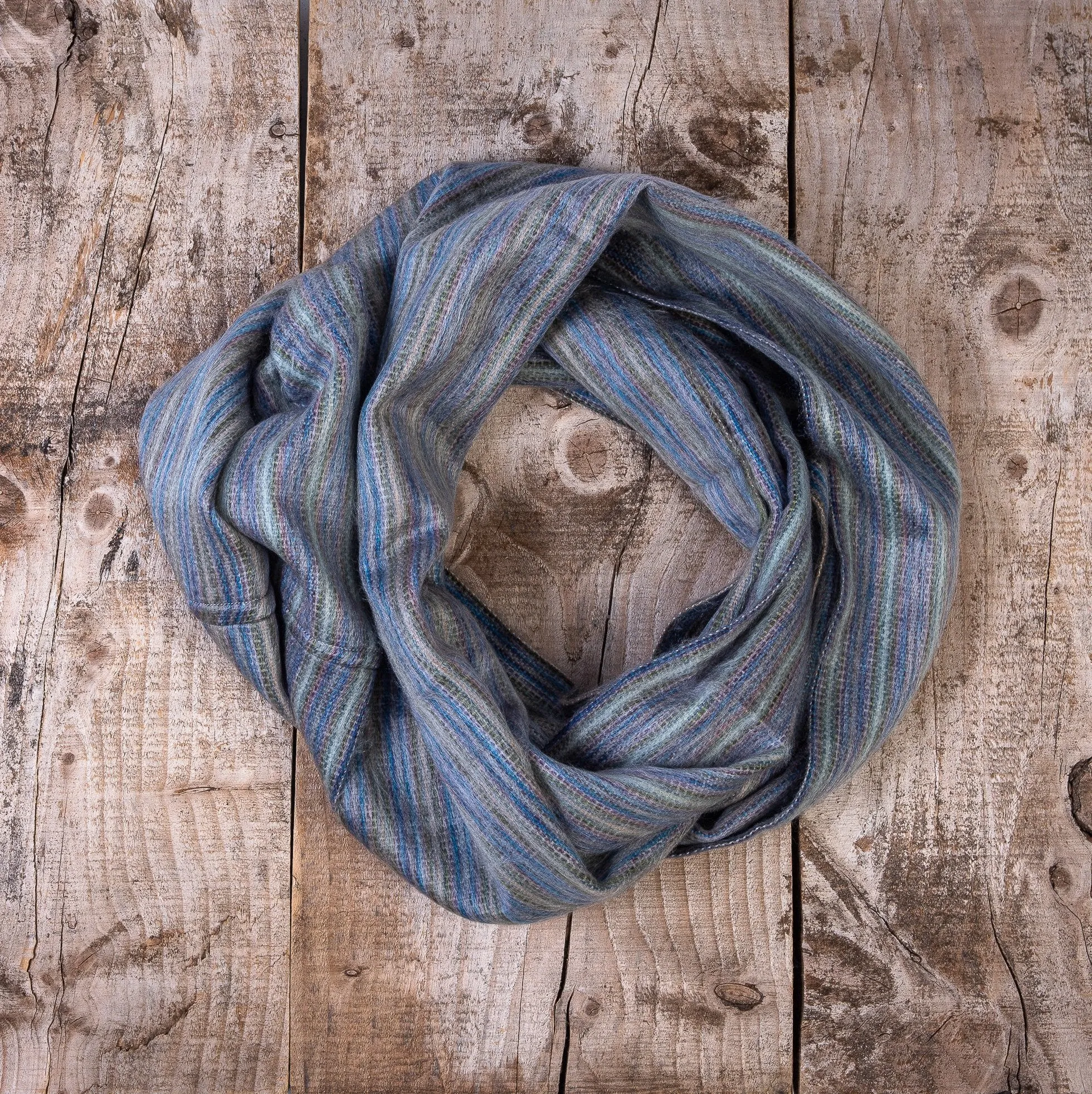 Alpaca Infinity scarf - Grey