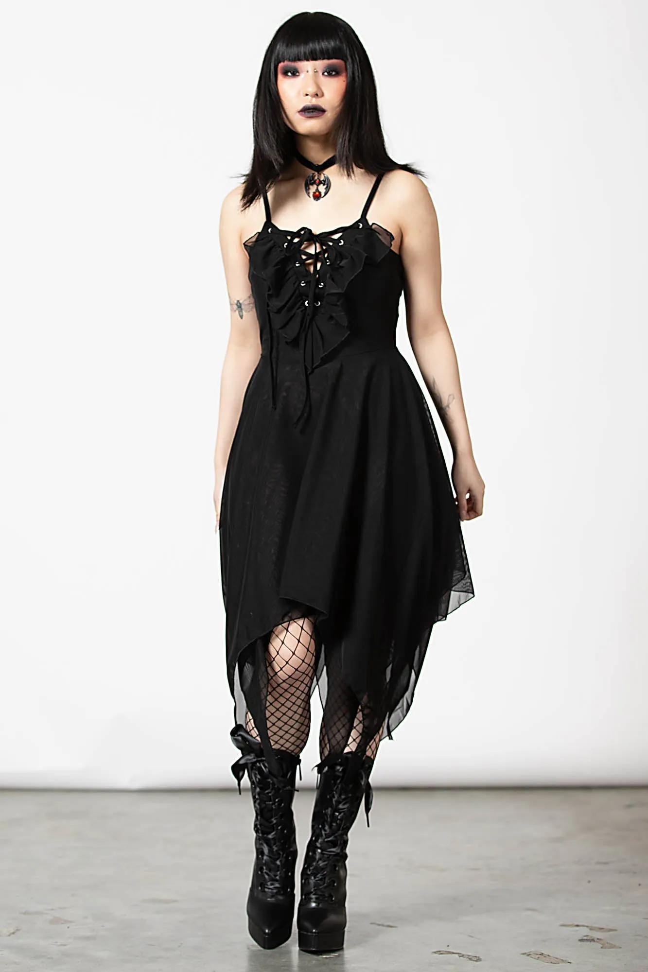 Anshee Lace-Up Dress