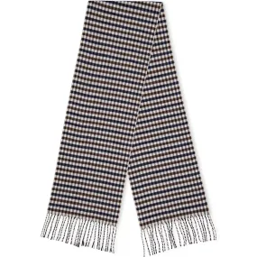 Aquascutum Classic Check Knit Scarf