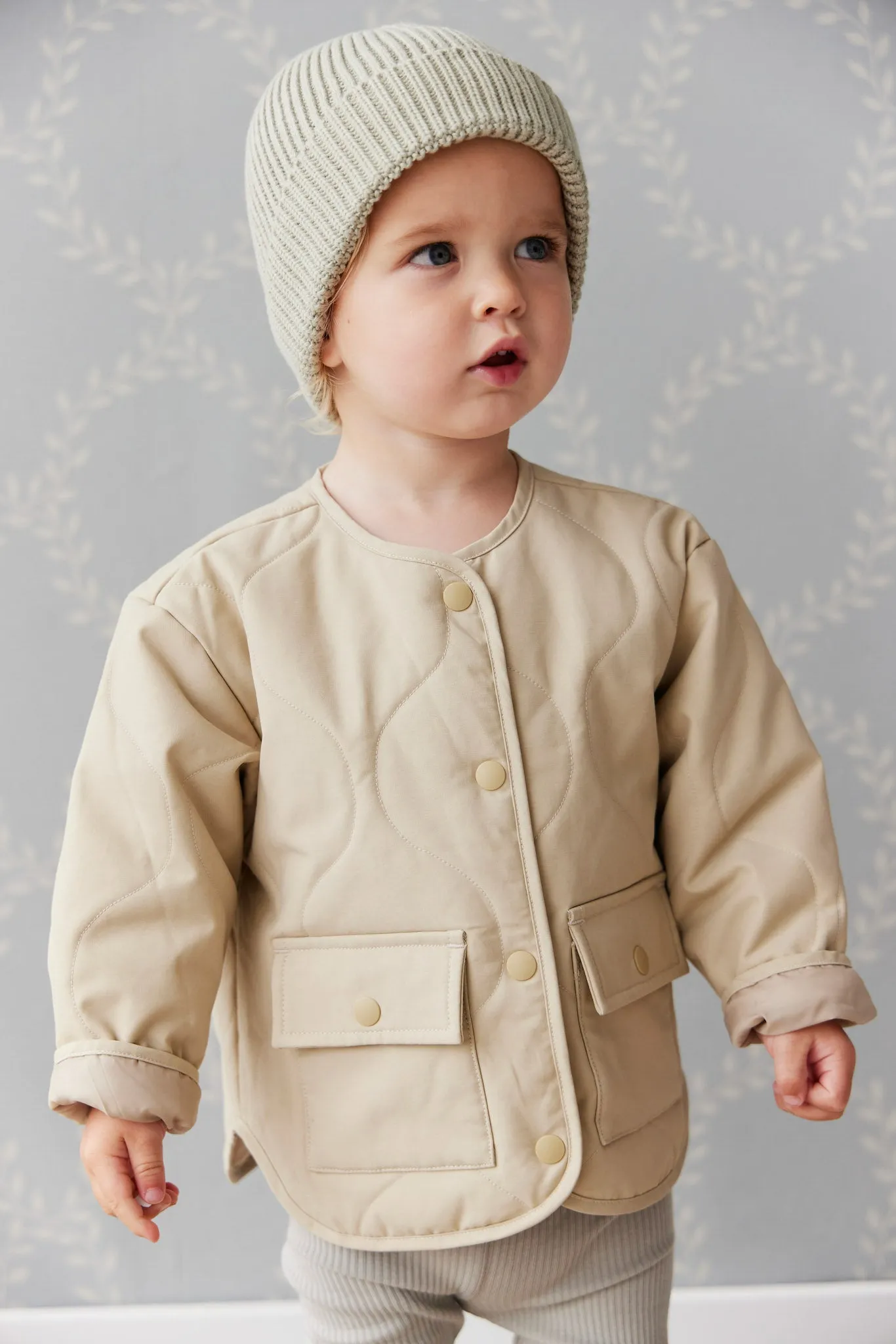 Arie Puffer Jacket - Cashew