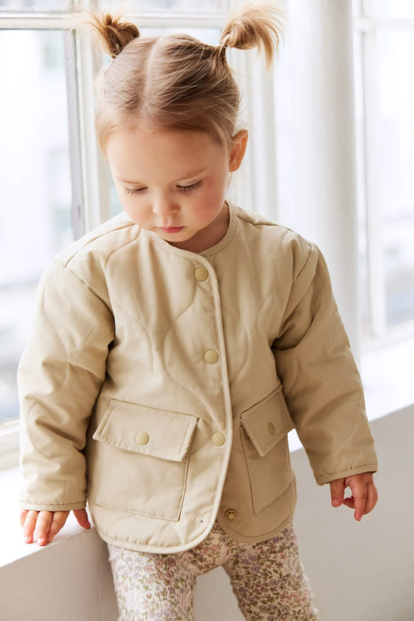 Arie Puffer Jacket - Cashew