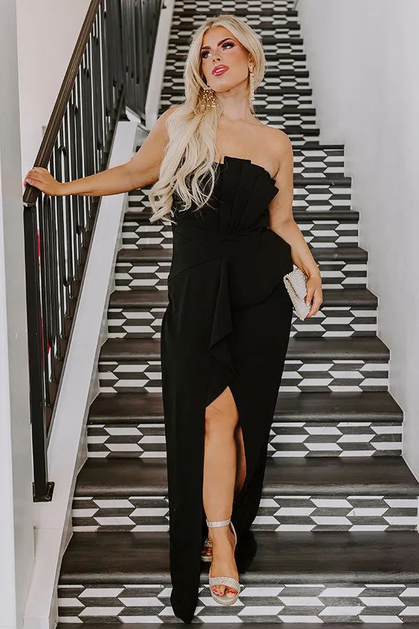 Back To You Maxi in Black Curves