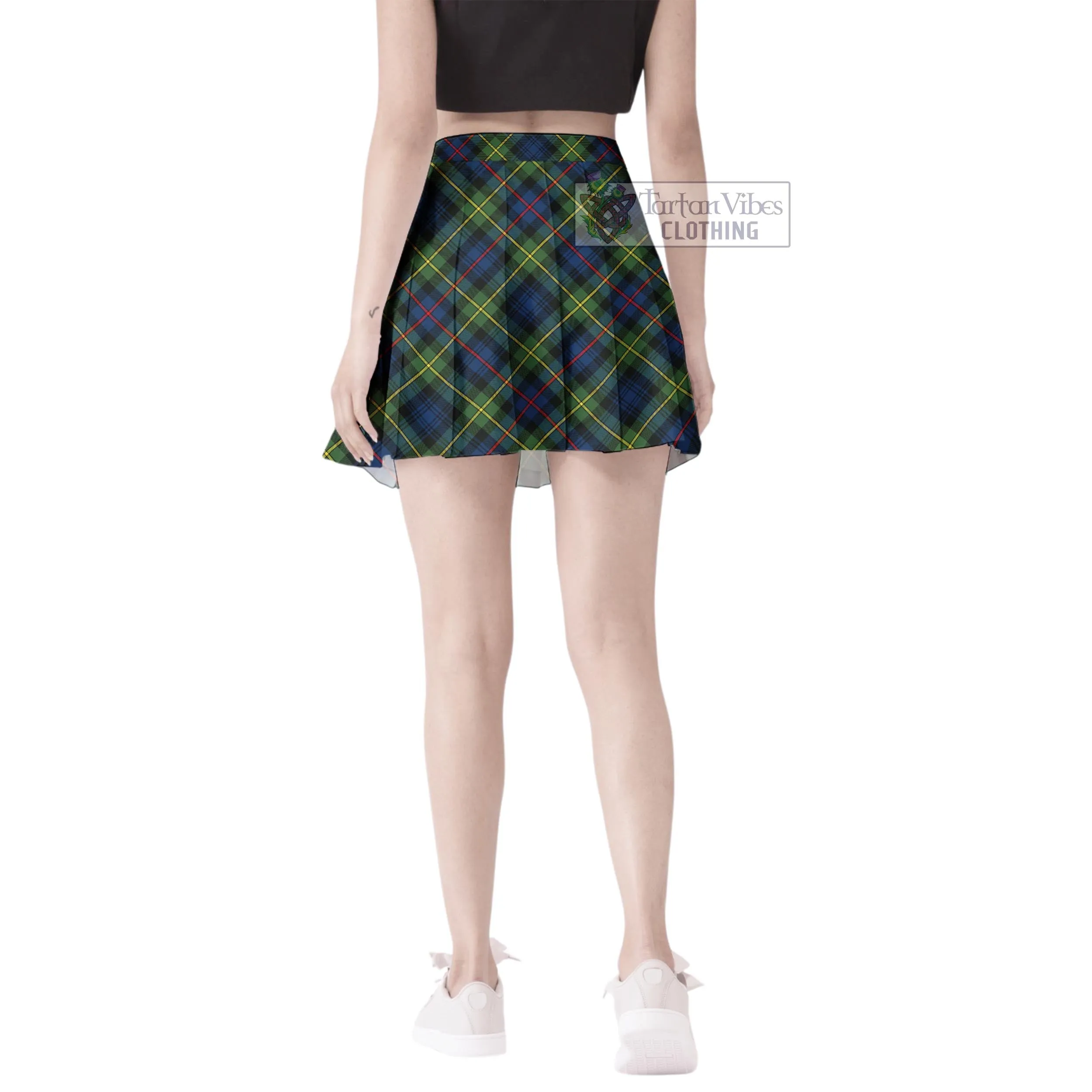 Bailey Modern Tartan Women's Plated Mini Skirt