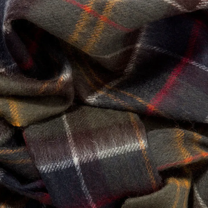 Barbour Merino Cashmere Classic tartan Scarf USC0002TN111