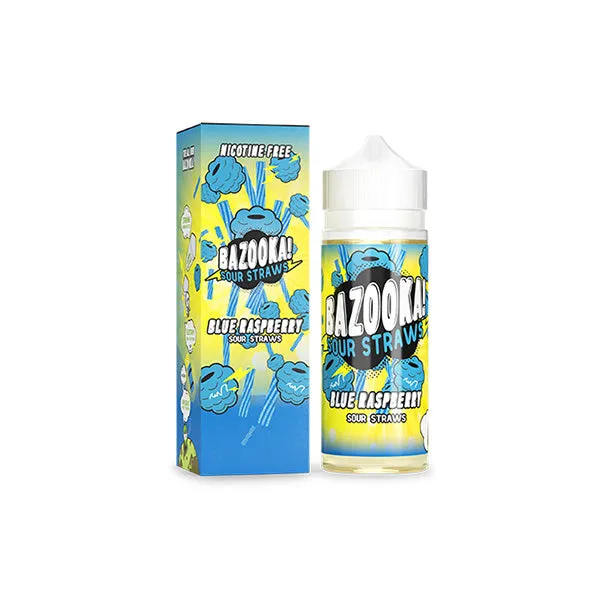 Bazooka Sour Straws 100ml Shortfill 0mg (70VG/30PG)