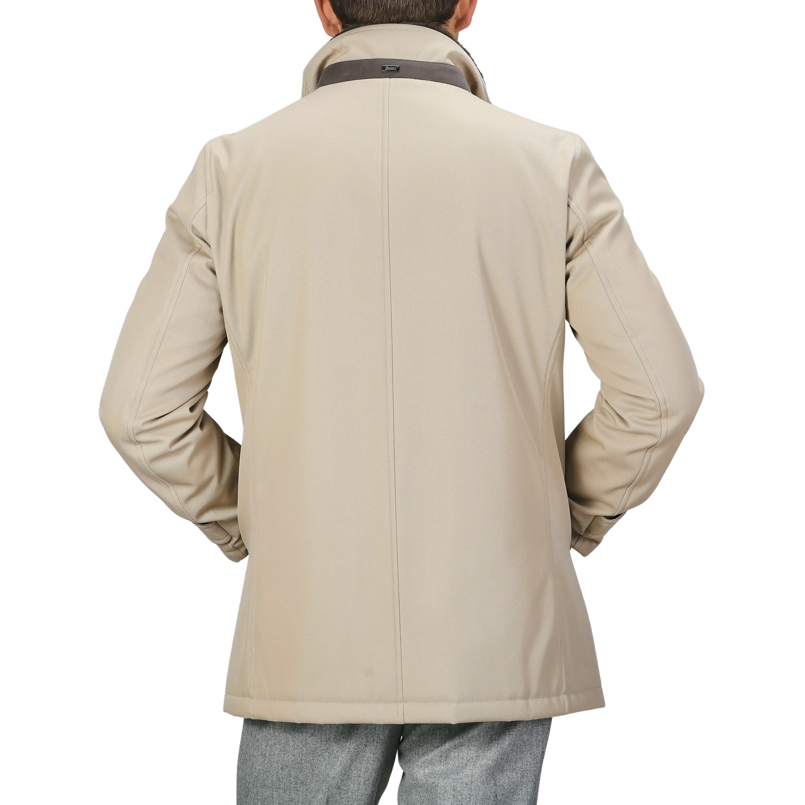 Beige Loro Piana Wool Twill Jacket