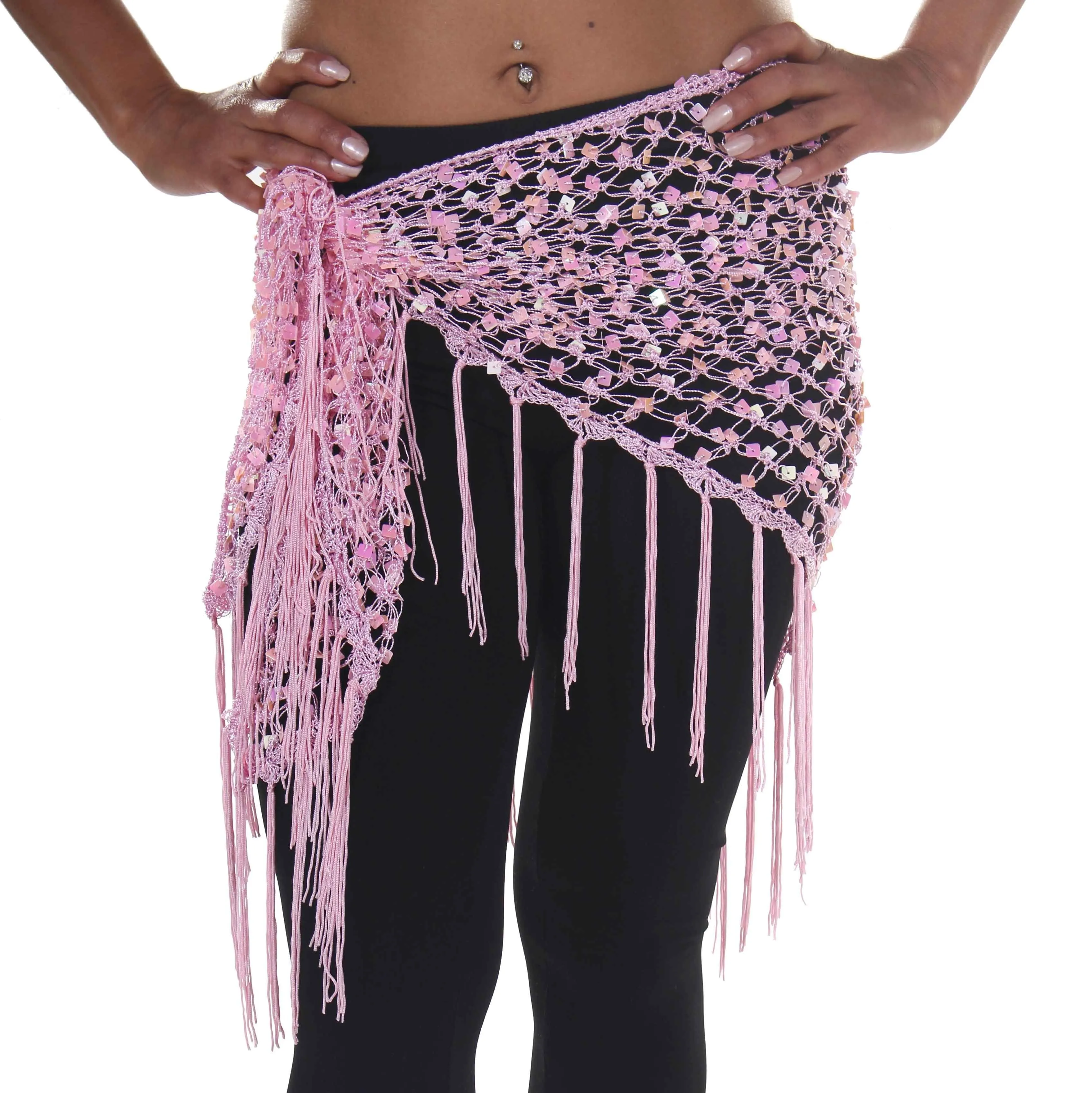 Belly Dancer Colorful Net Hip Scarf | MASRI MESH