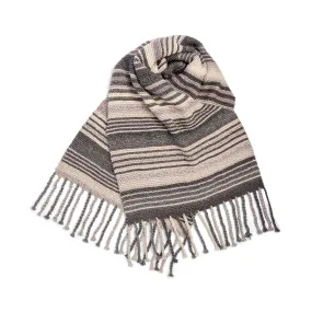 Bernat Pearl Stripes Knit Scarf