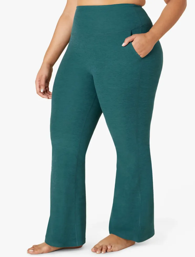 Beyond Yoga High Waisted All Day Flare Pant - Deep Sea Heather