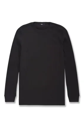 Big Men's Heavyweight L/S Thermal Shirt (Black)