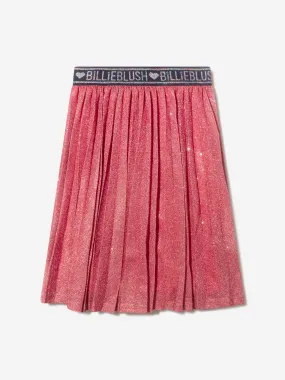 Billieblush Girls Metallic Pleated Skirt