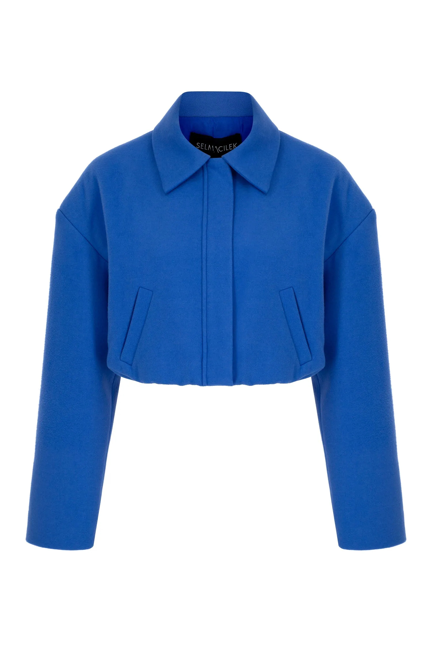 BLUE CACHET BOMBER JACKET