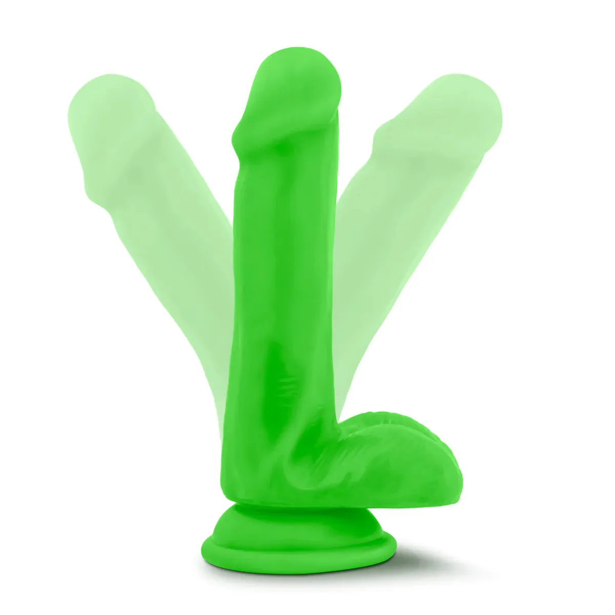 Blush Neo Elite Green 6.5 Inch Silicone Dildo