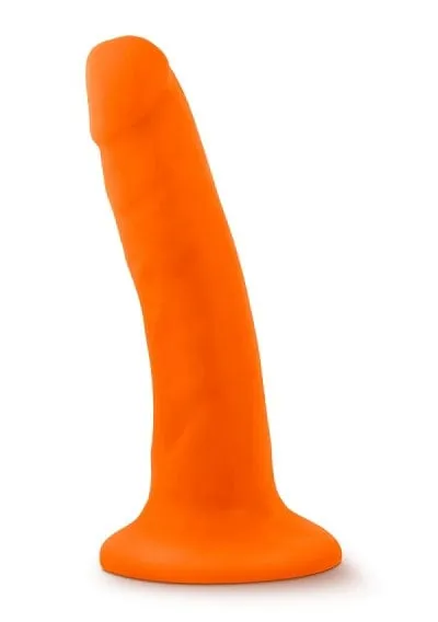 Blush Neo Neon Orange 6 Inch Dual Density Cock