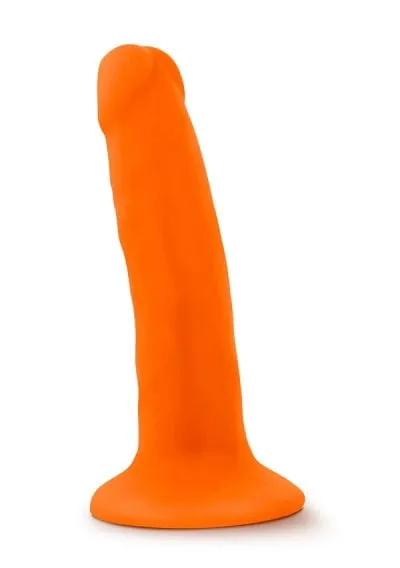 Blush Neo Neon Orange 6 Inch Dual Density Cock