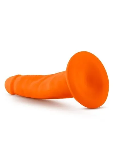 Blush Neo Neon Orange 6 Inch Dual Density Cock