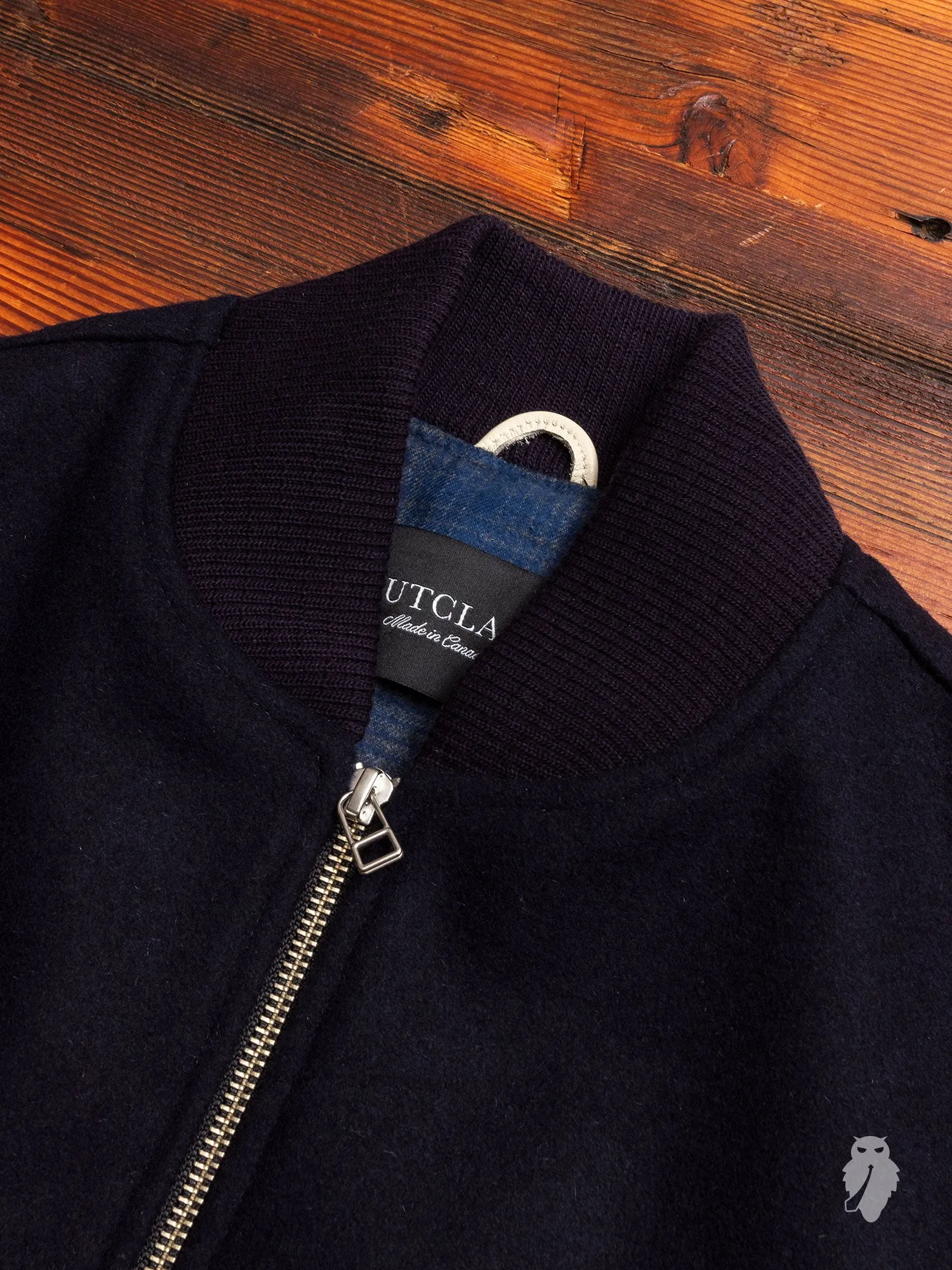 Bomber Jacket in Navy