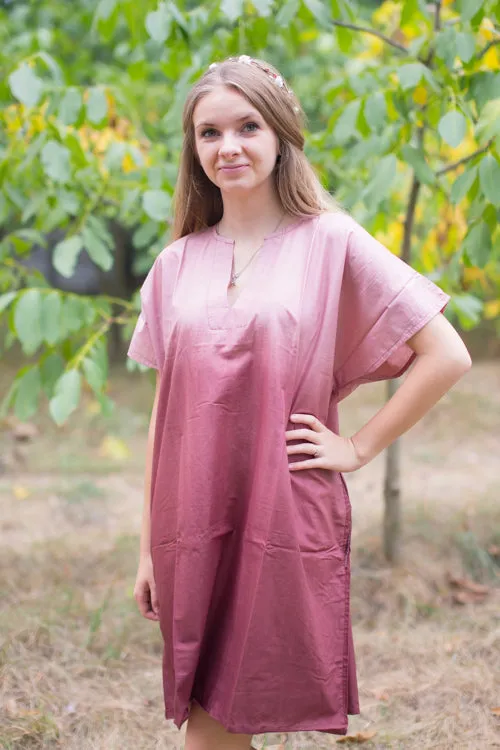 Brown Sunshine Style Caftan in Ombre TieDye Pattern