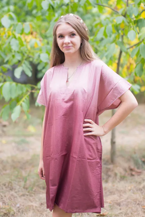 Brown Sunshine Style Caftan in Ombre TieDye Pattern