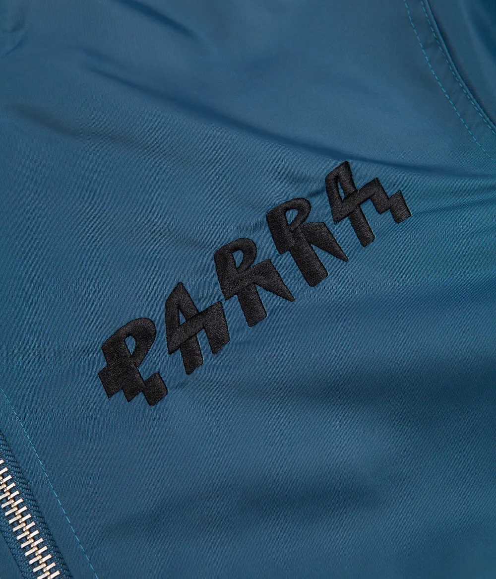 by Parra Stacked Pets Varsity Jacket - Teal