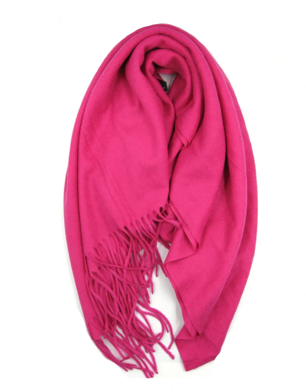 Cashmere Blend Scarf | Hot Pink