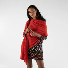 Cashmere Wrap Saffron