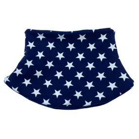 Child's Handmade Neck Warmer Stars Navy