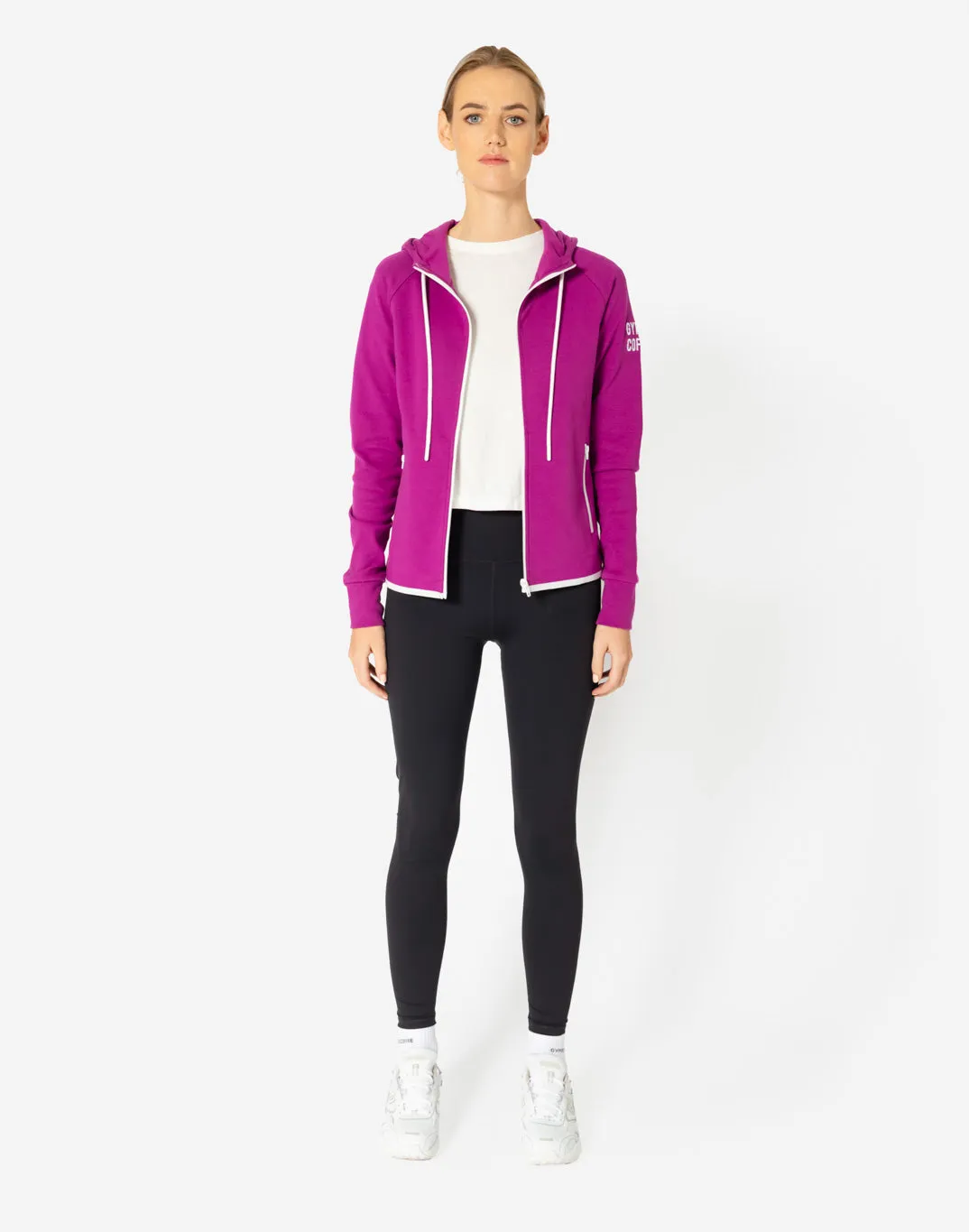 Chill Zip Hoodie in Very Berry