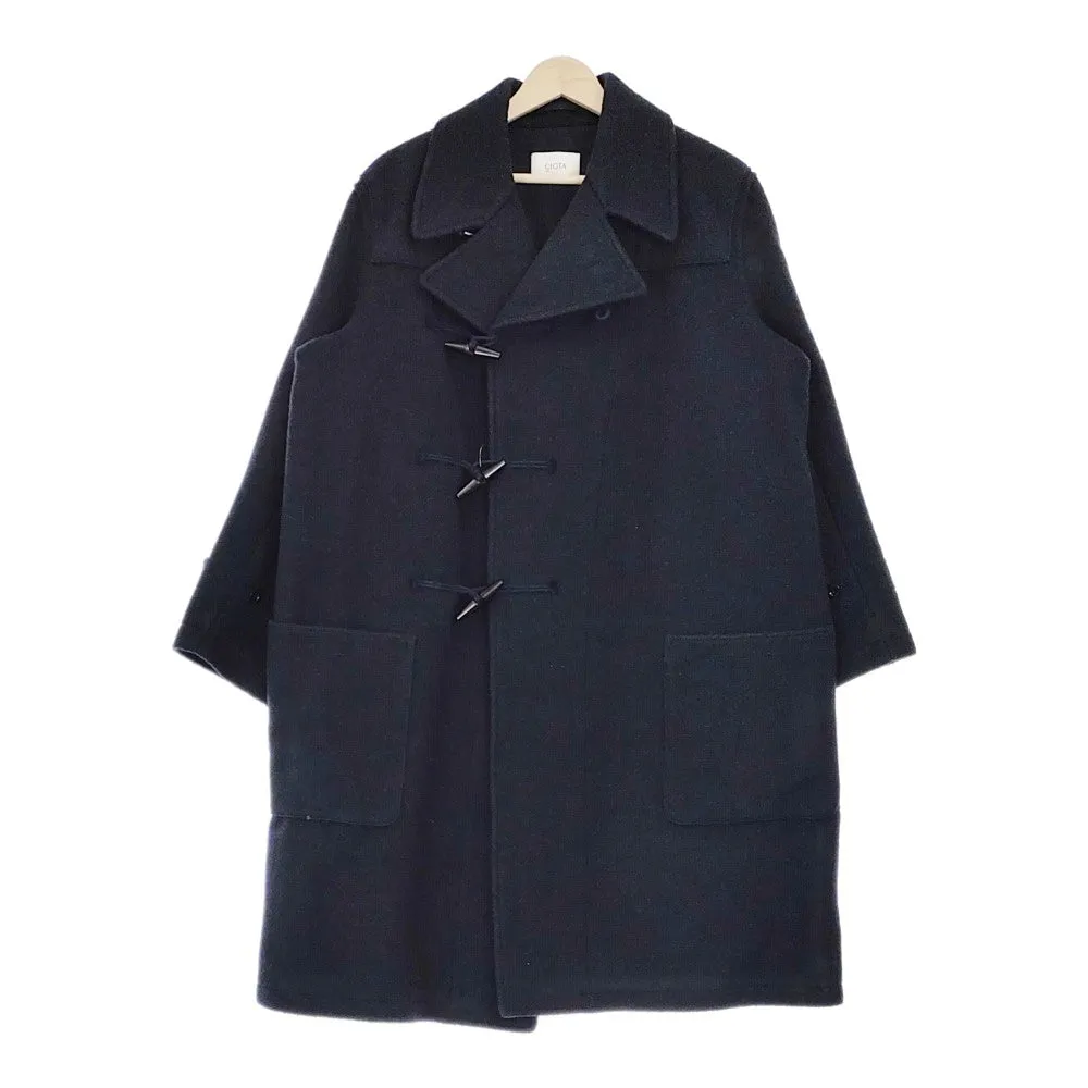 CIOTA 新品 Duffle Coat サイズ5 COLM-118 定価110000円 スビンコットン メルトン ダッフルコート ネイビー メンズ シオタ【中古】4-1201A♪