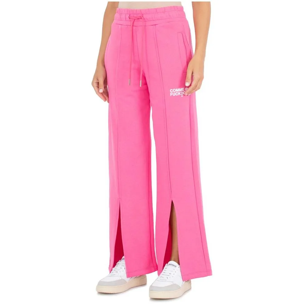 Comme Des Fuckdown Pink Cotton Jeans & Pant