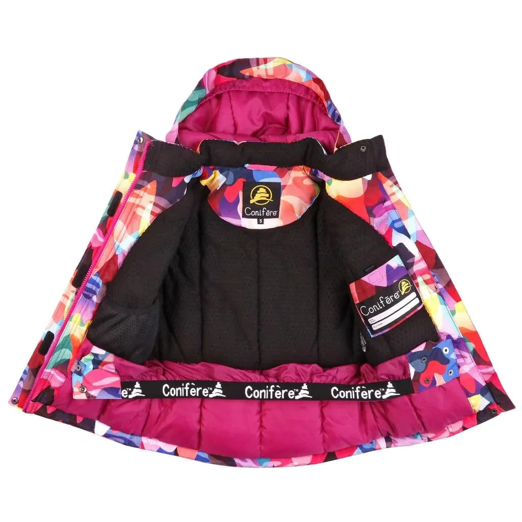 Conifere Rainbow Spark Girls Snowsuit Set