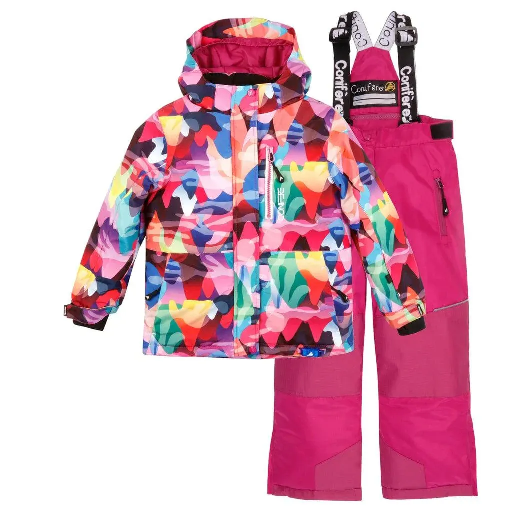 Conifere Rainbow Spark Girls Snowsuit Set