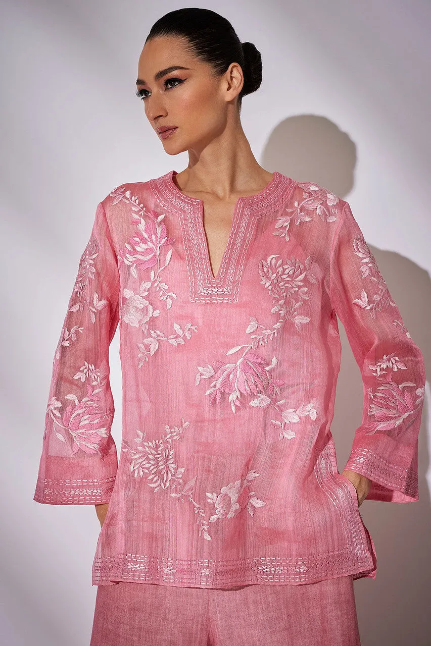 Couture Piña Embroidered Tunic