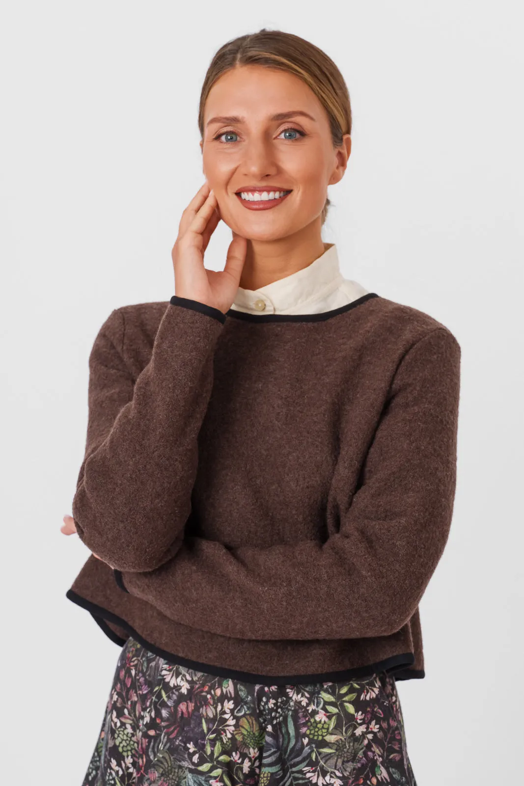 Crop Sweater, Wool