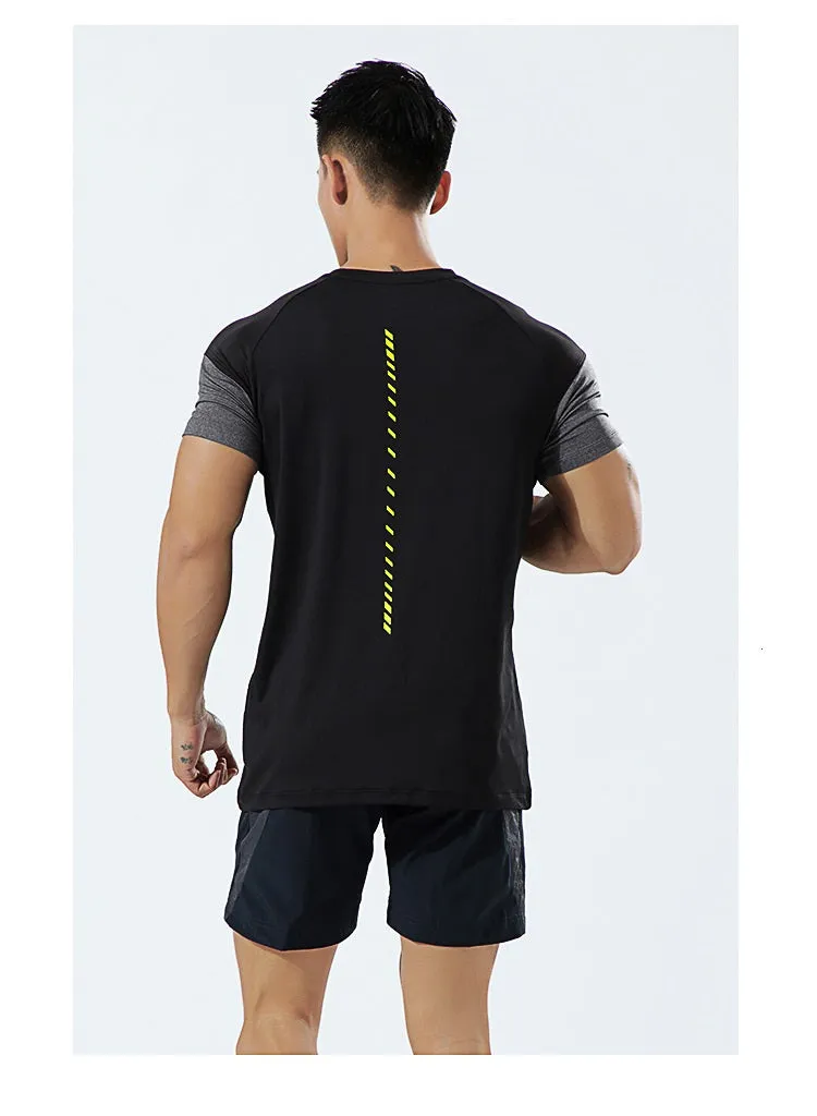 Custom High Quality Training Gym Sport Shirt Tops Quick Dry Men Running T- Shirt Manufacturer