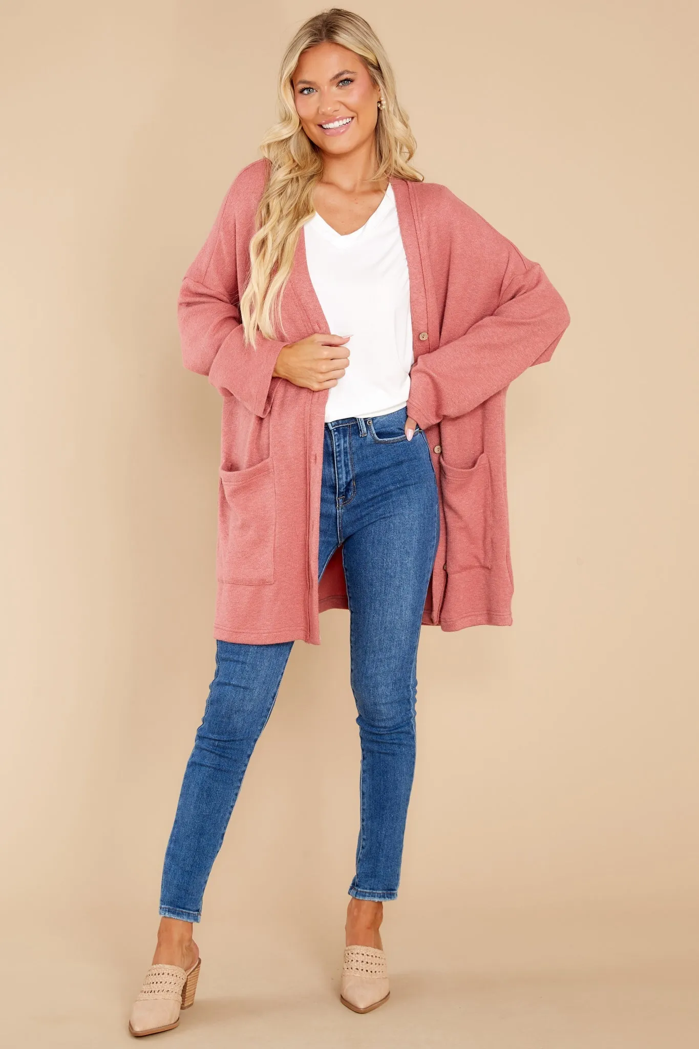 Days Like This Rose Pink Cardigan