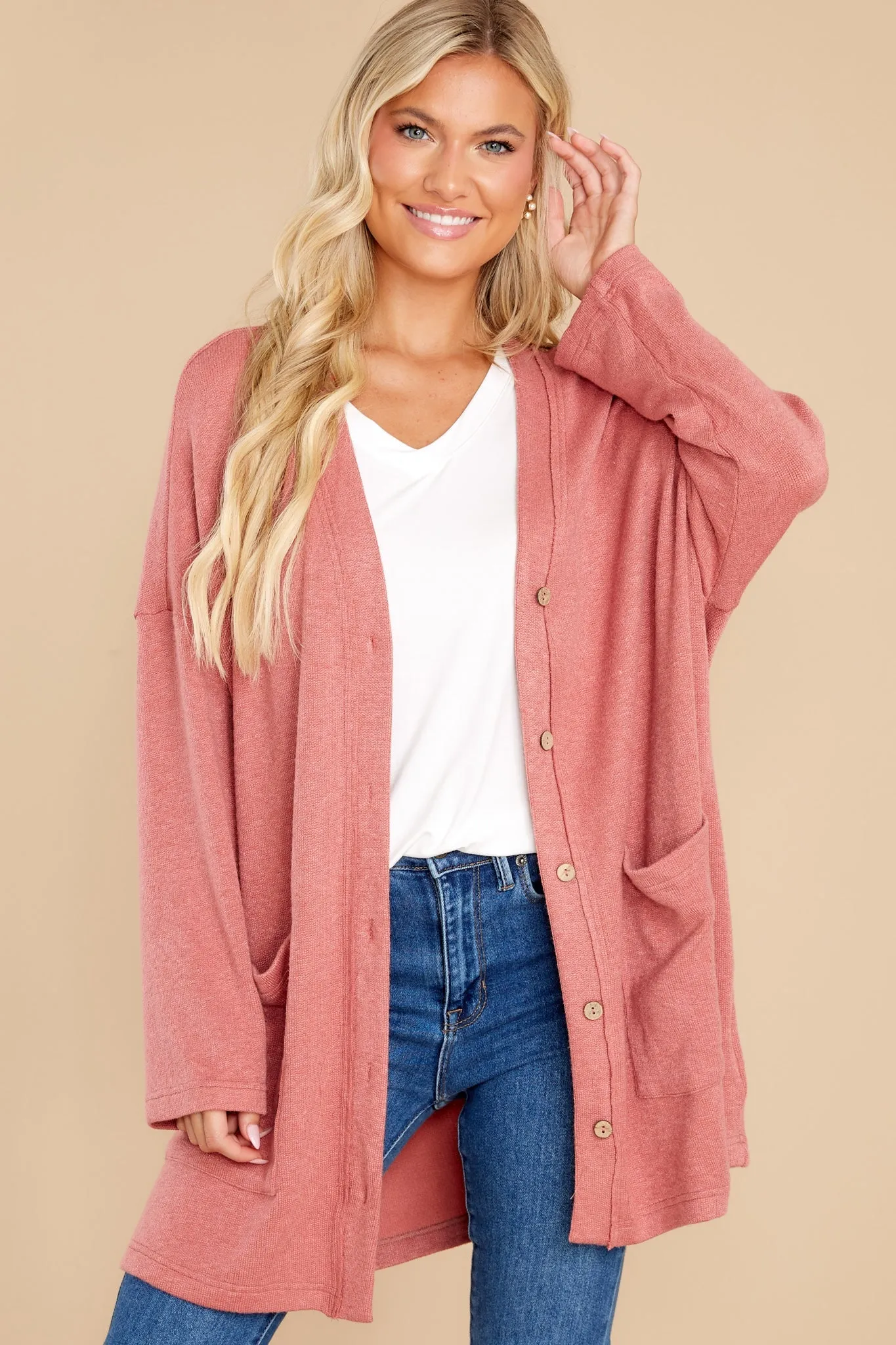 Days Like This Rose Pink Cardigan