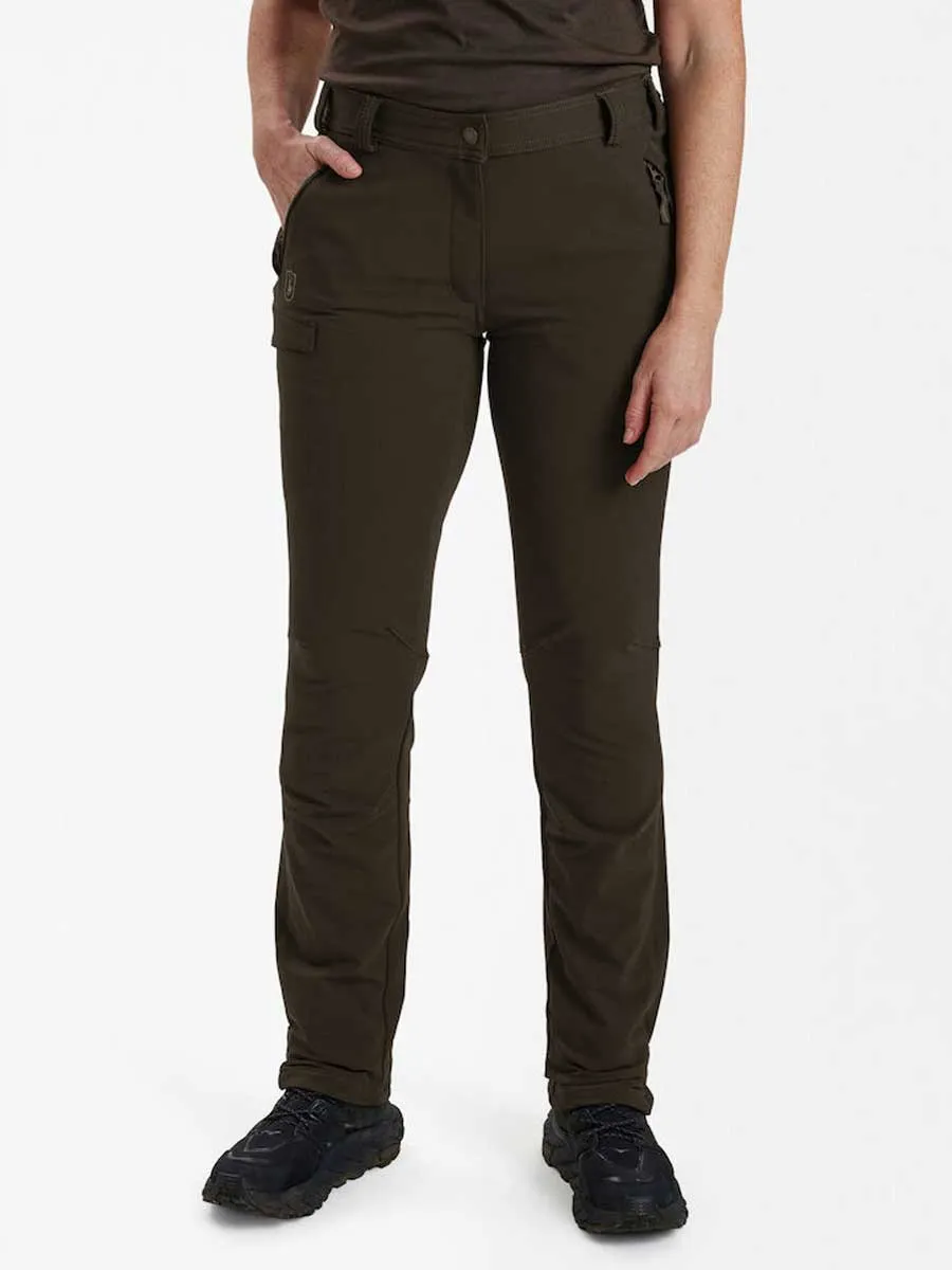 DEERHUNTER Lady Ann Full Stretch Trousers - Fallen Leaf