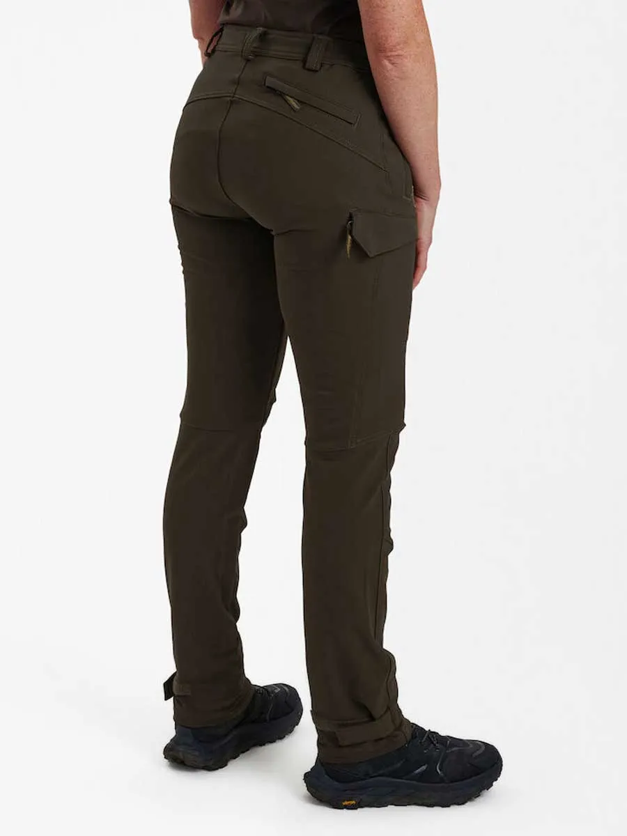 DEERHUNTER Lady Ann Full Stretch Trousers - Fallen Leaf