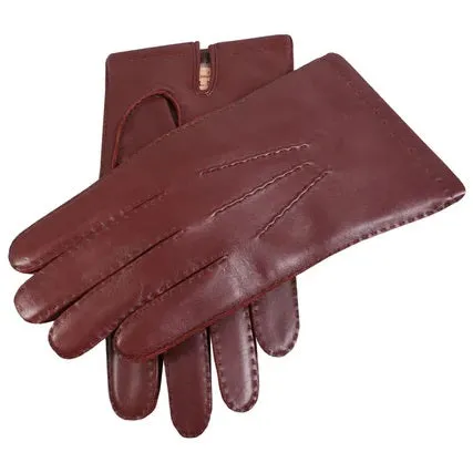 DENTS Chelsea Cashmere-Lined Leather Gloves - Mens - English Tan