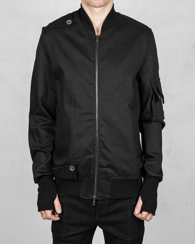 Dizzee bomber jacket black