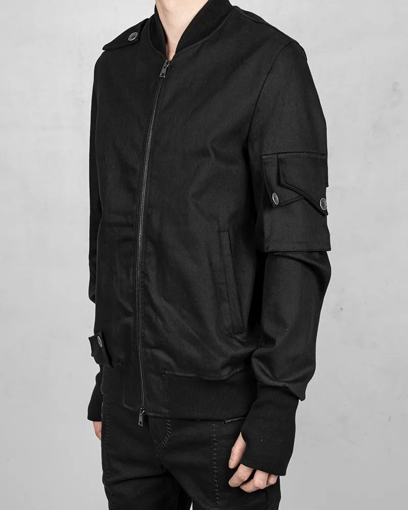 Dizzee bomber jacket black