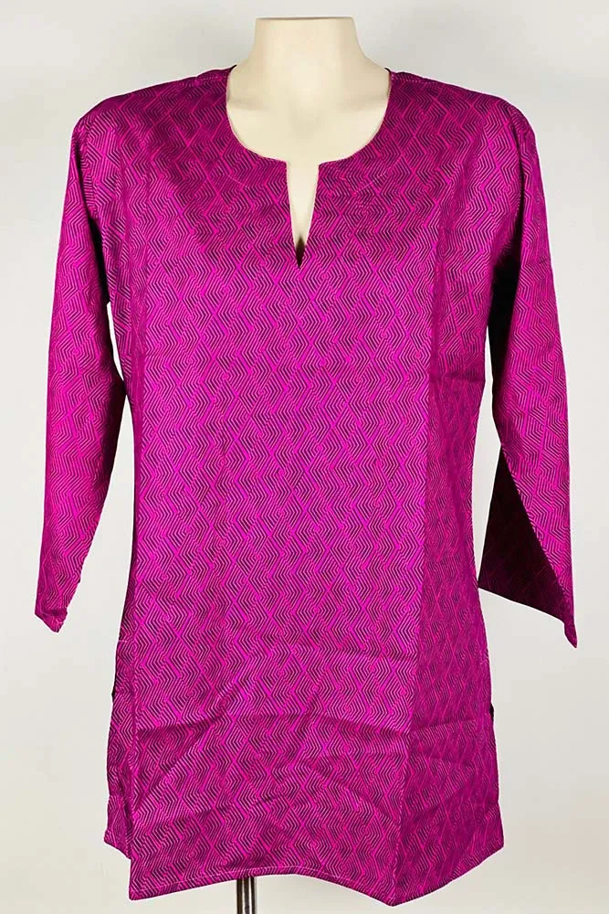 Dolma Cotton Tunic Purple