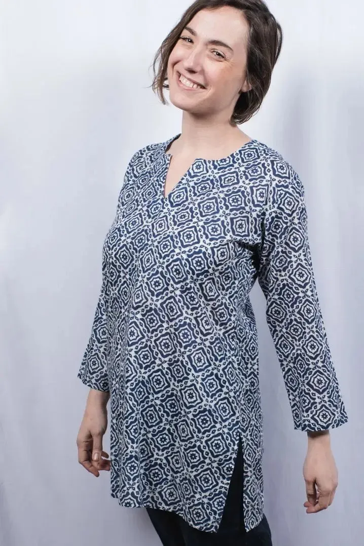 Dolma Cotton Tunic Top Orla