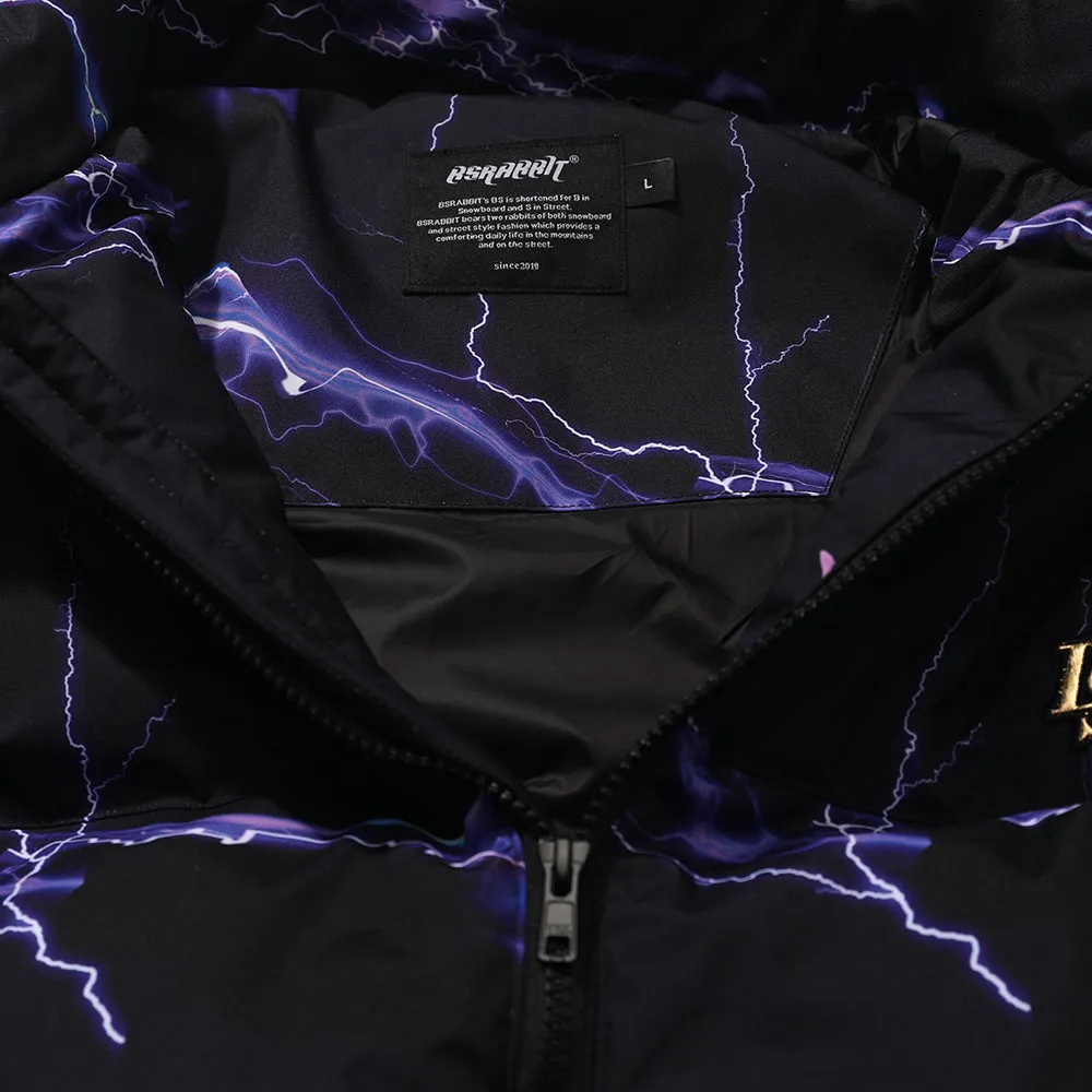 DSXBR 2ND PUFFER WELLON JACKET PURPLE THUNDER BLACK