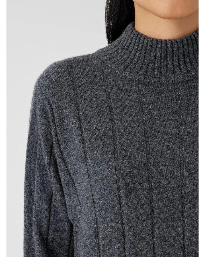 Eileen Fisher Cashmere High Neck Tunic