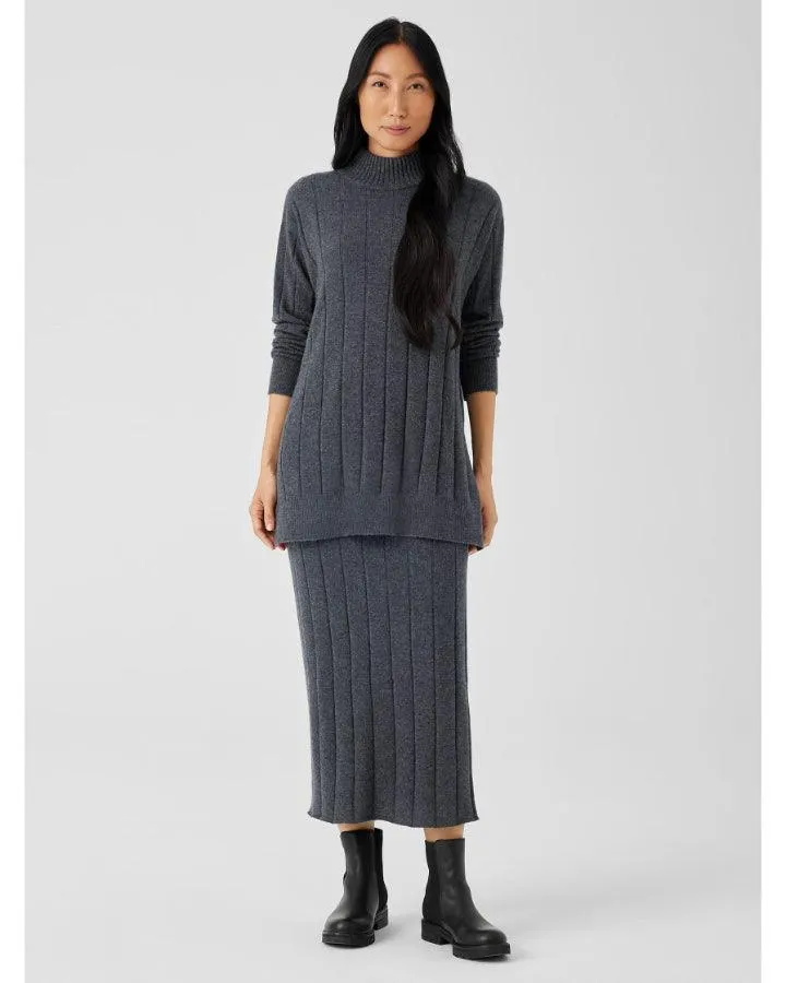 Eileen Fisher Cashmere High Neck Tunic